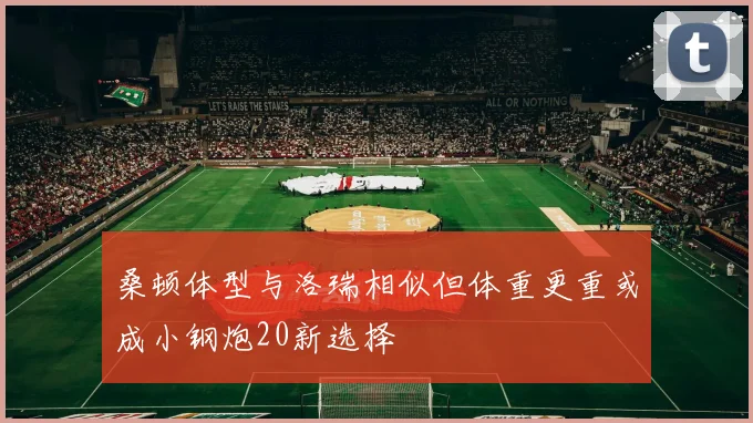 桑顿体型与洛瑞相似但体重更重或成小钢炮20新选择